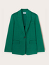 Blazer monopetto misto lino image number 4