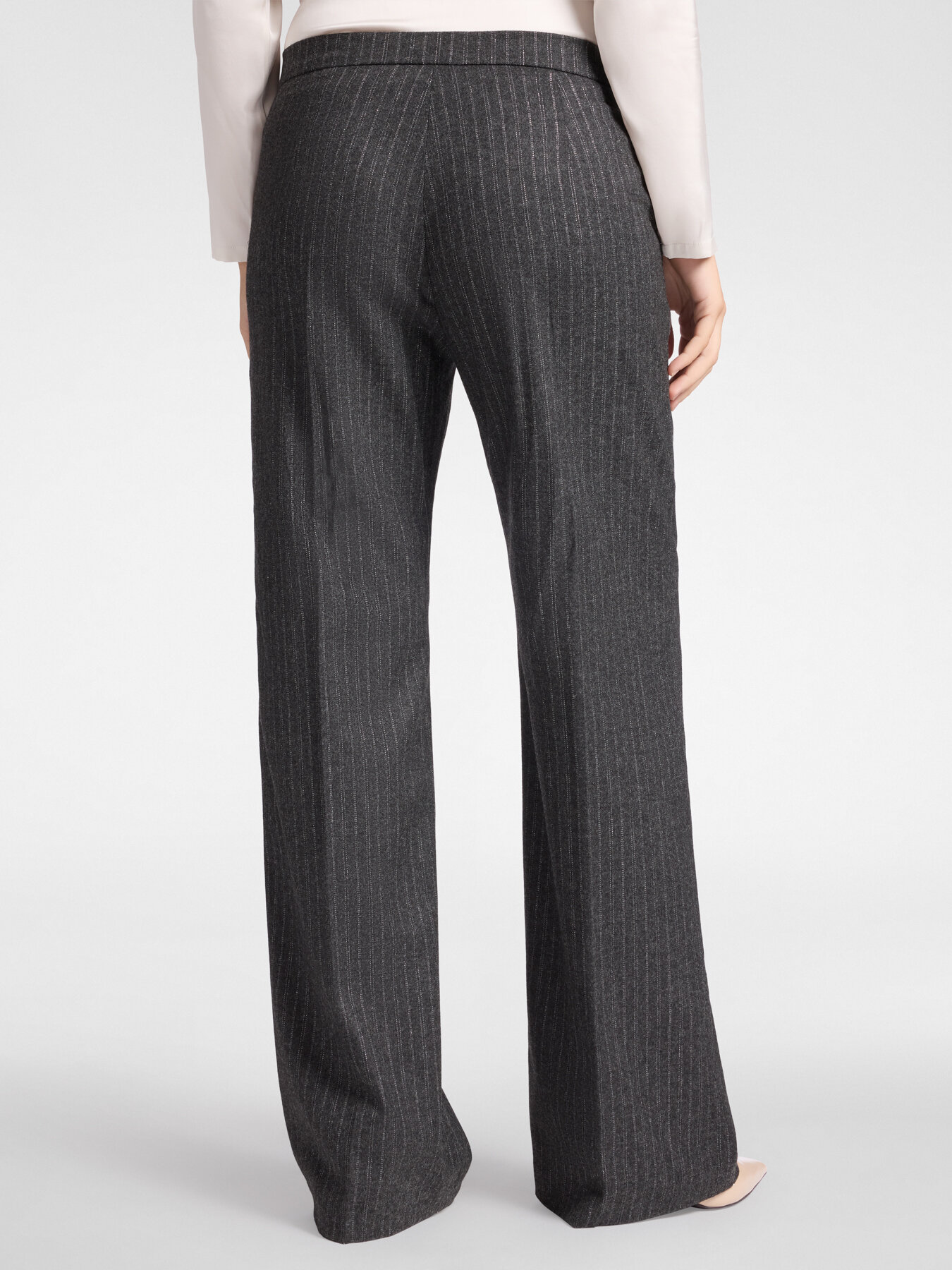 Pantaloni in flanella gessata image number 1
