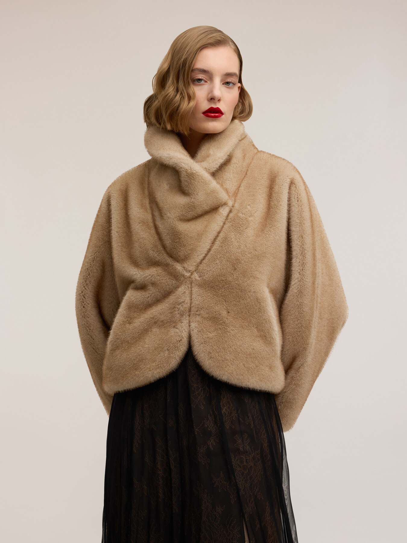 Smart Couture plush effect jacket image number 6