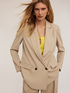 Doppelreihiger Blazer mit Plissee-Rücken image number 3