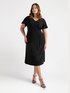 Jerseykleid mit Seitenschlaufen image number 3