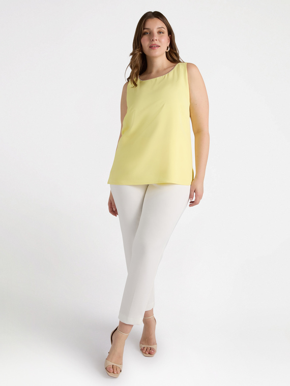 Top with rhinestone edge