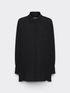 Long crepe de chine shirt image number 4