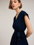 Robe courte avec volant en jersey image number 3