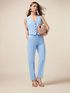 Cigarette pants in technical fabric image number 0
