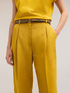 Linen viscose palazzo trousers with pleating image number 3