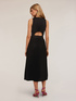 Vestito midi plissé con cut-out posteriore image number 1