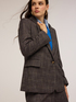 Single-breasted dye-woven blazer image number 3