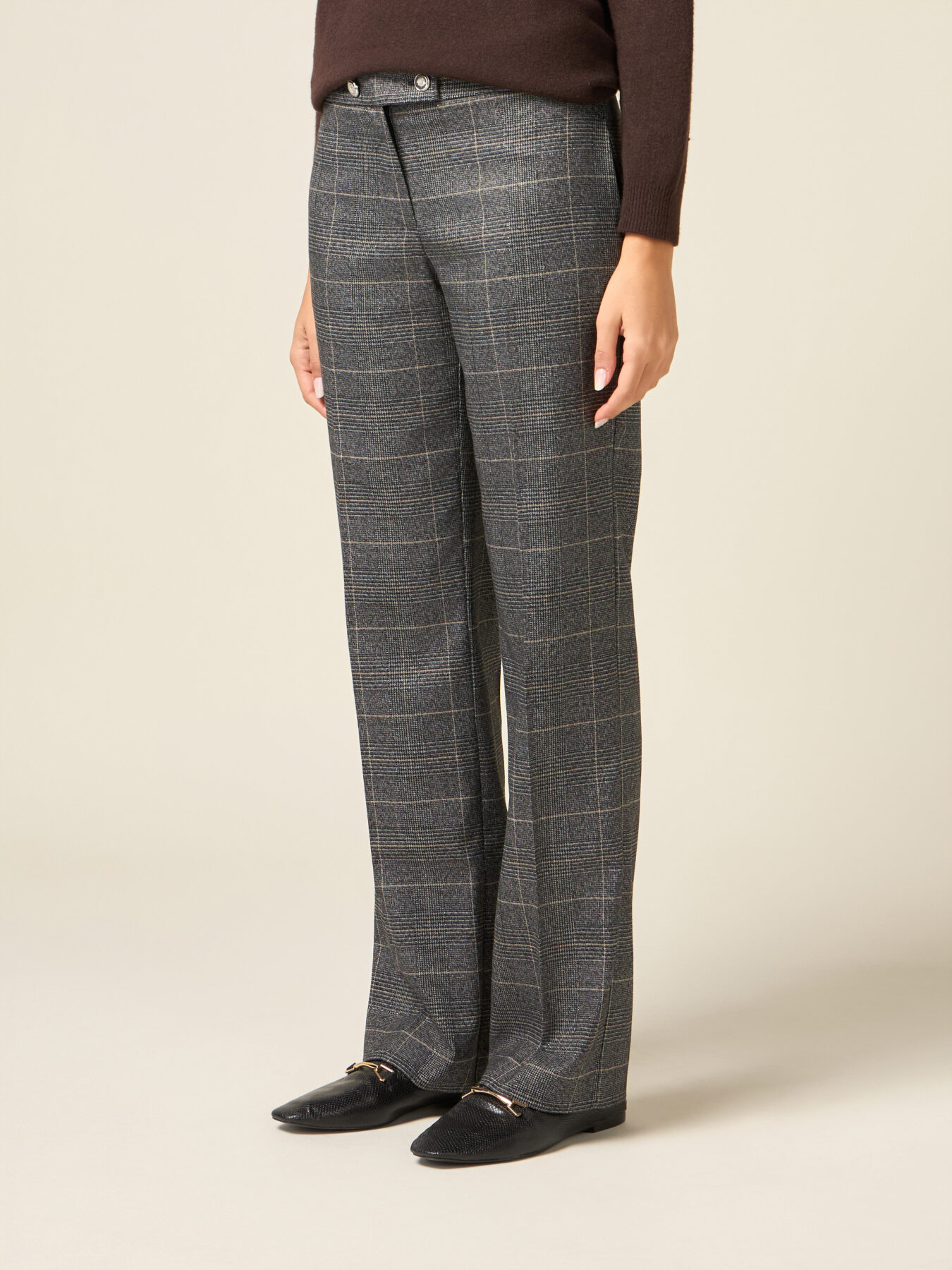 Pantaloni palazzo check image number 3