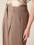 Palazzo pants in viscose blend fabric image number 2