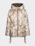 Animal print down jacket image number 4