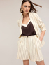 Short &agrave; rayures tennis The Tailoring Lab image number 4
