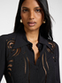 Viscose shirt with openwork embroidery image number 3