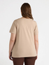 T-shirt con scritta e nappine image number 1