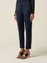 Pantaloni regular in punto milano image number 3