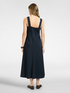 Langes Kleid aus Baumwollmischsatin image number 1