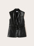 Belted vest with pockets image number 4