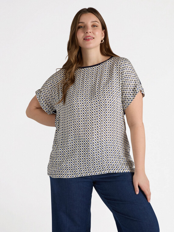 Bedruckte Bluse