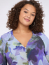 Floral print viscose blouse image number 3