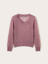 Pull oversize ajouré en mohair image number 4