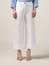 Pantalon palazzo en mélange de coton image number 3