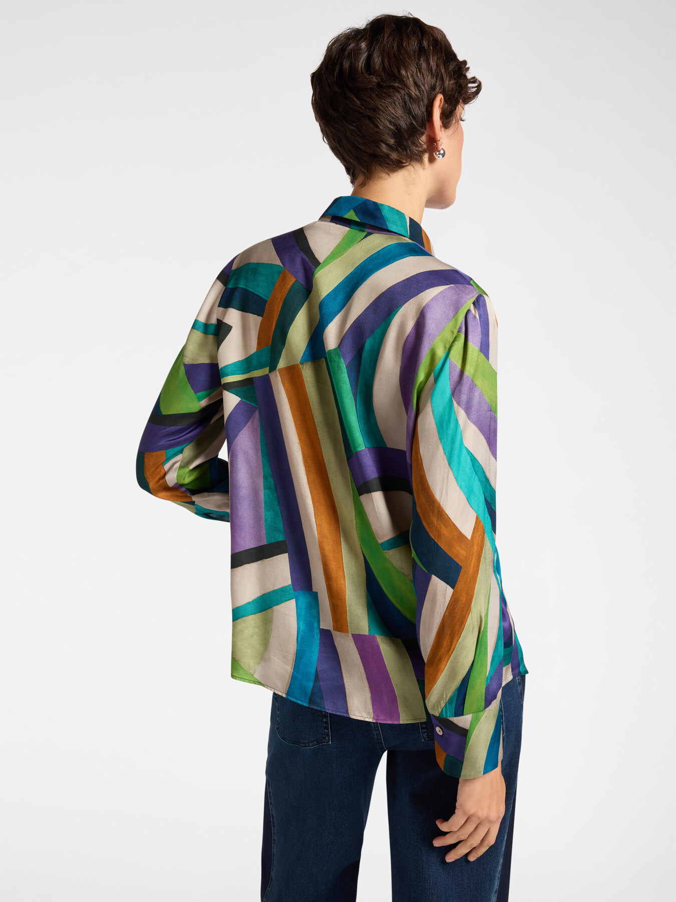 Printed men's shirt image number 1