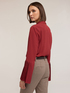 Shirt with pleated sleeves image number 1