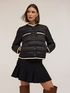 Padded puffer jacket with contrasting trim image number 2