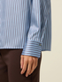 Blusa in raso a righe image number 2