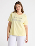 T-shirt with studded lettering image number 0