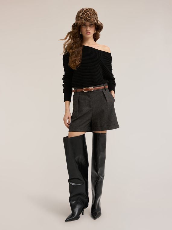 Ribbed knit in viscose blend