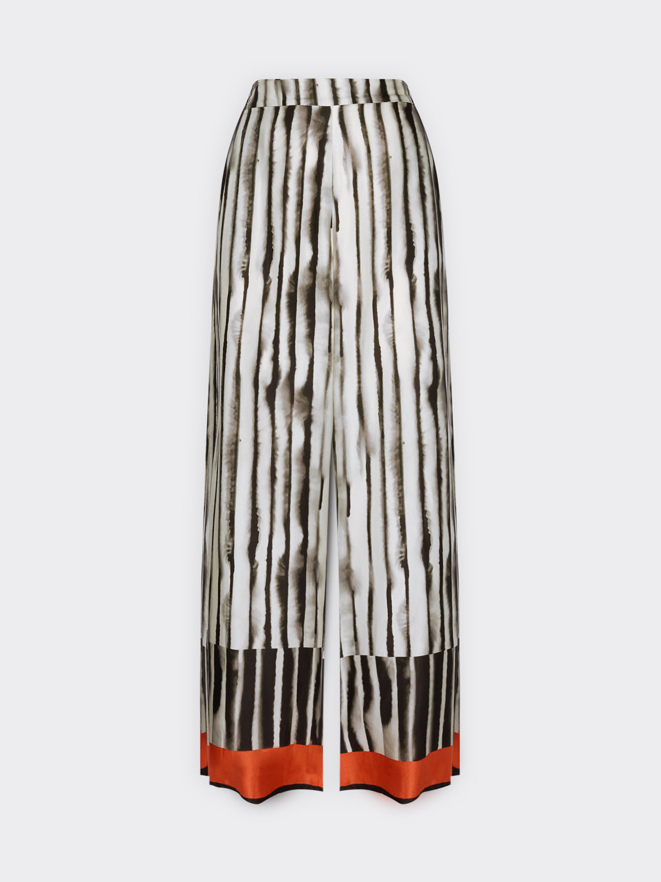 Pantaloni palazzo in viscosa stampati image number 4