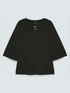 Jersey sweatshirt with neckline detail image number 4
