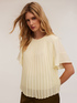 Blouse plissée en georgette image number 2