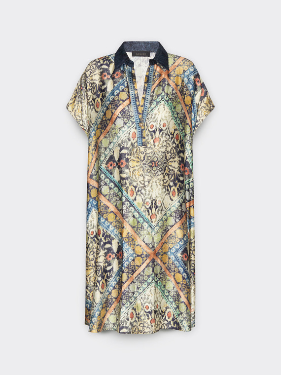 Vestido estampado étnico