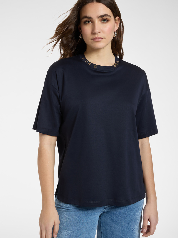 T-shirt avec applications Monogram
