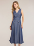 Robe ligne A en denim lyocell image number 2