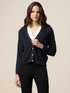 Lurex cardigan with jewel buttons image number 0
