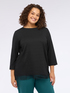 Jersey T-shirt with sequins and fringe image number 2