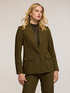 Military blazer in wool blend flannel image number 2
