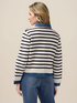 Cardigan with denim inserts image number 1