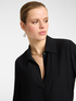Long crepe de chine shirt image number 3