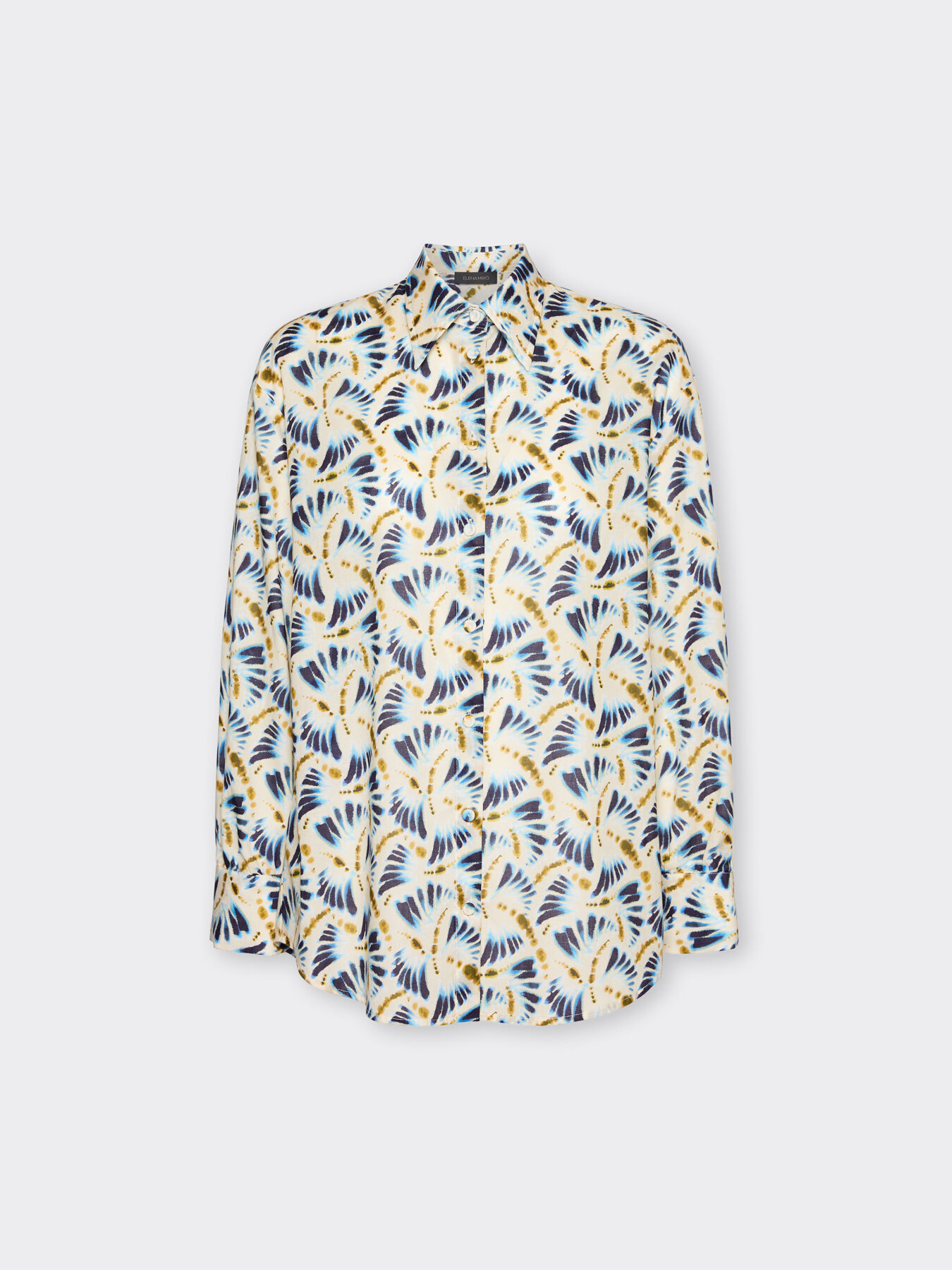 Printed muslin shirt image number 4