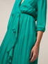 Long silk blend dress image number 2