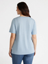 T-Shirt aus Satin und Jersey Lurex image number 1