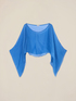 Silk blend voile shrug image number 1
