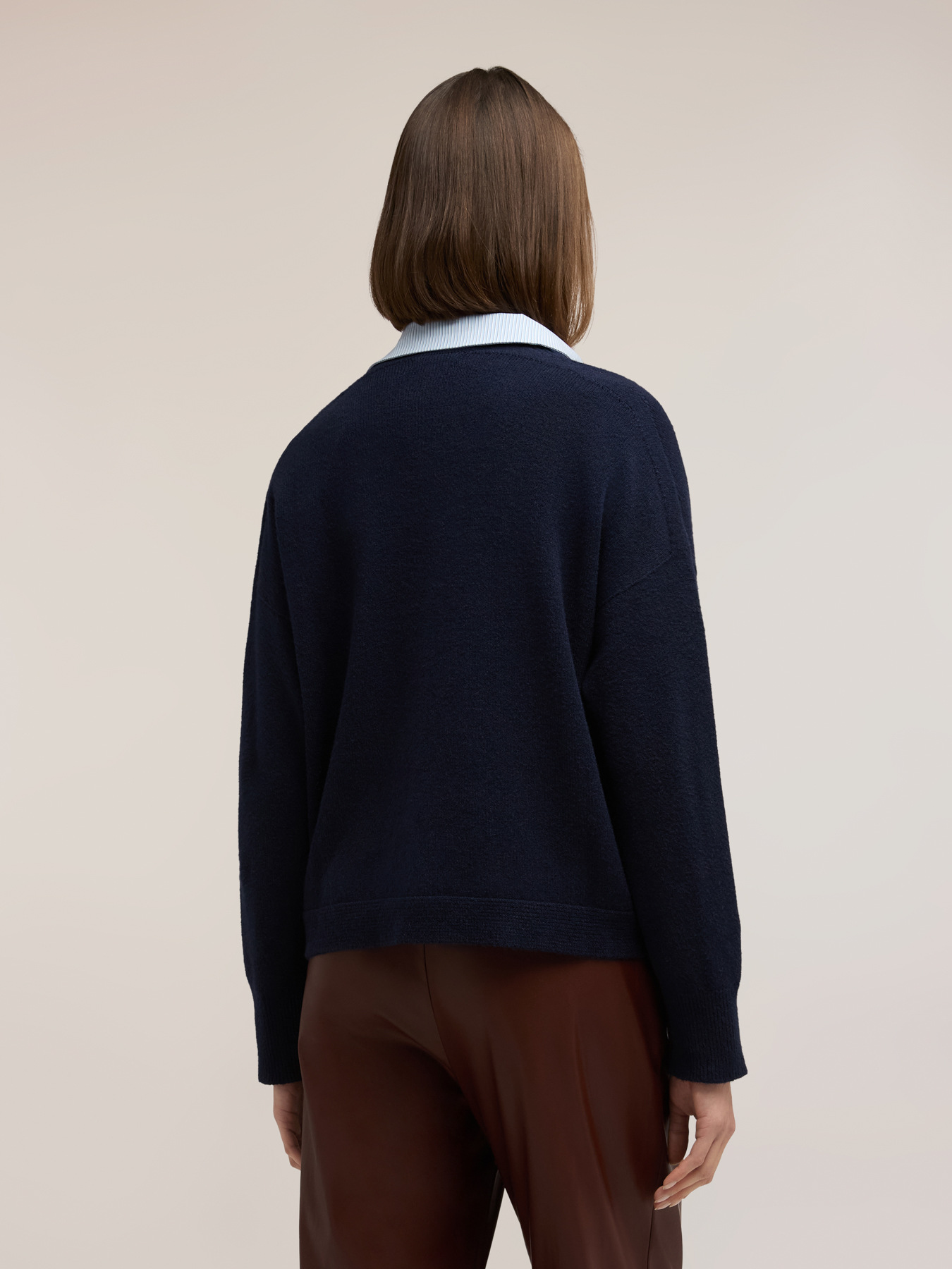 Cardigan cropped misto viscosa image number 1