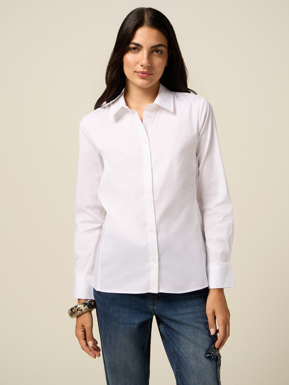 Cămașă basic din poplin