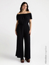 LENZING™ ECOVERO™ viscose jumpsuit with flounce image number 0