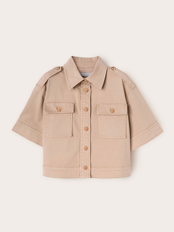 Chemise en drill de coton